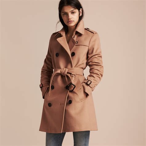 camel trench coat burberry